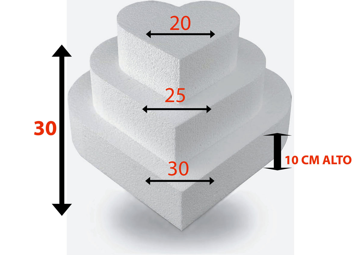 Numero 2 Porta Caramelle In Polistirolo - 20cm Per Feste E Decorazioni