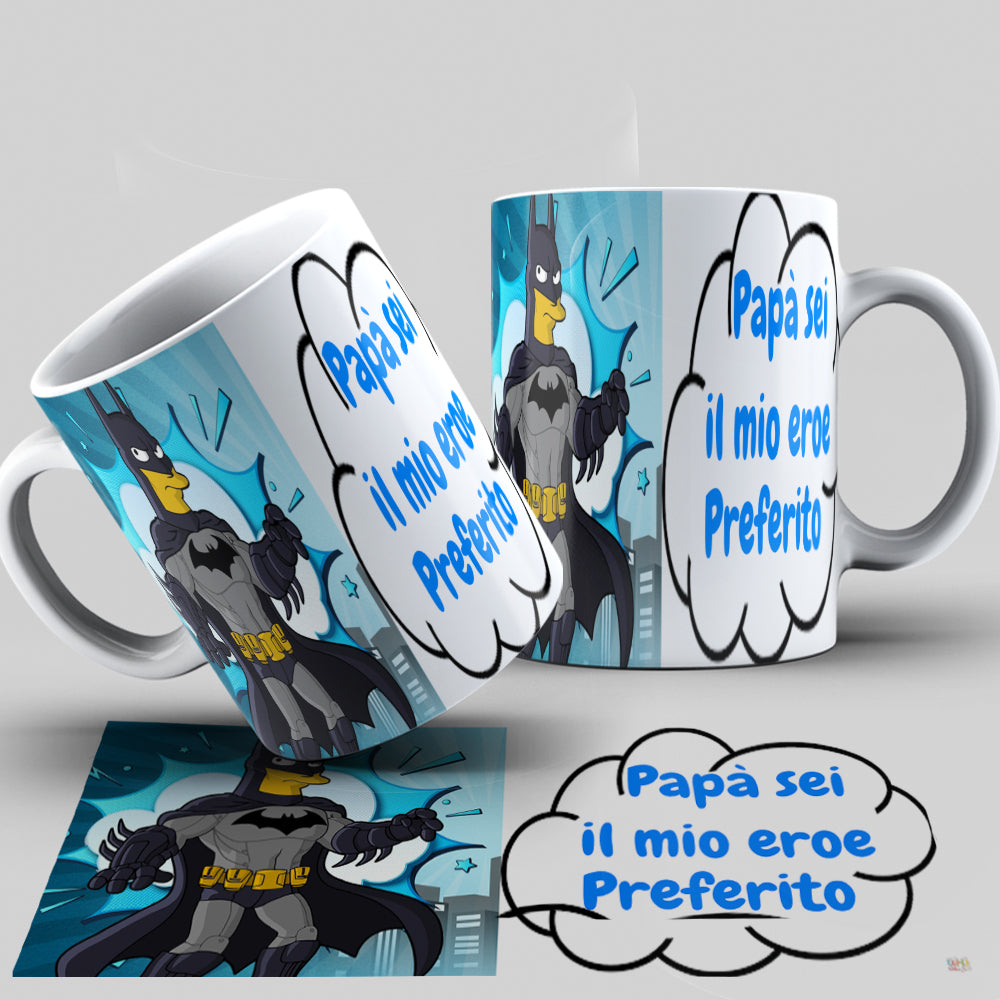 Set Batman - Tazza, Portachiavi & Sottobicchiere