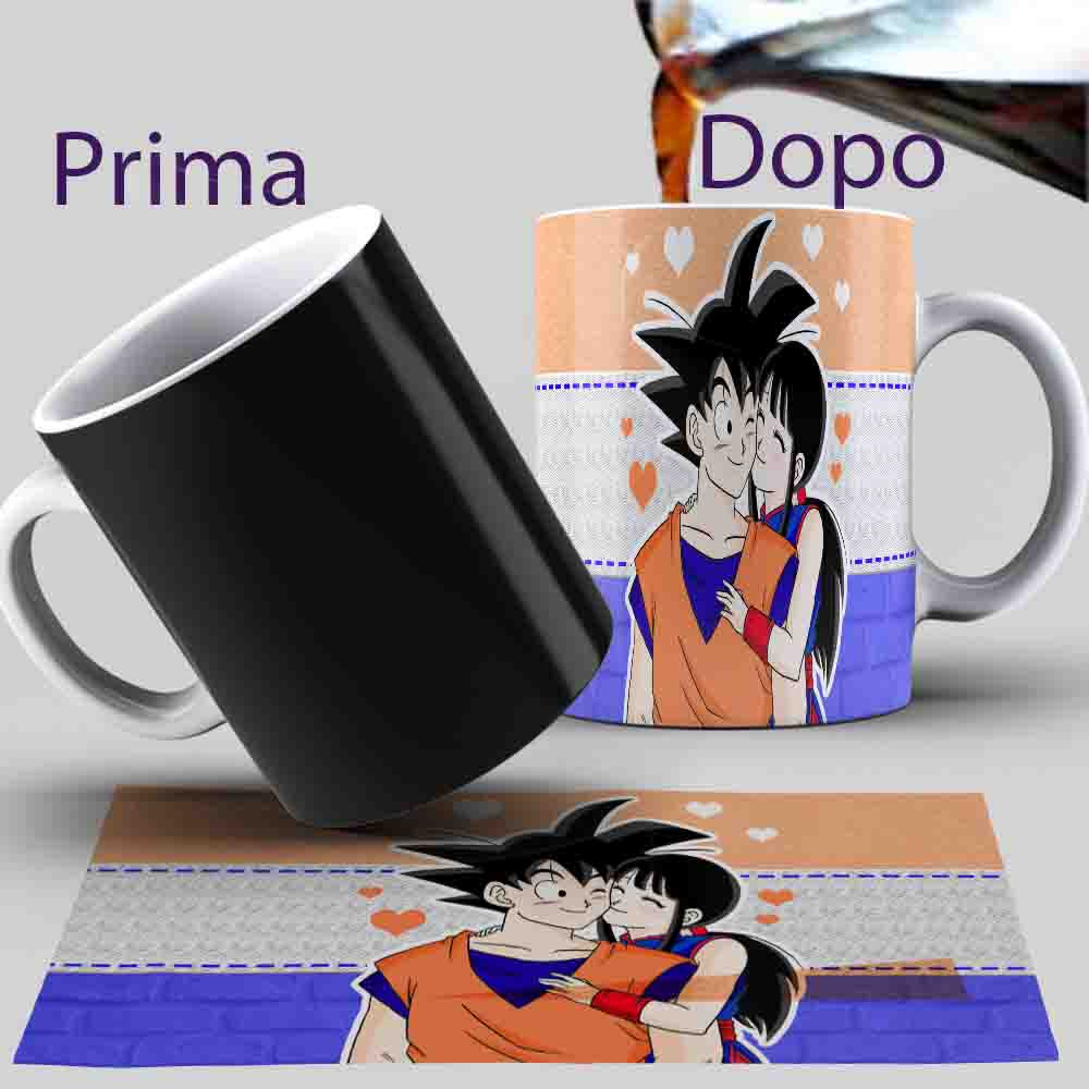 TAZZA GOKU DRAGON BALL PERSONALIZZABILE CON NOME MOD.4