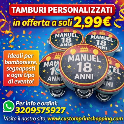Tamburi Personalizzati Vari