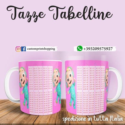 TAZZE TABELLINE