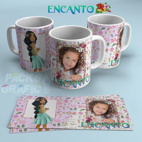 TAZZA ENCANTO PERSONALIZZATA CON FOTO E NOME MOD.15