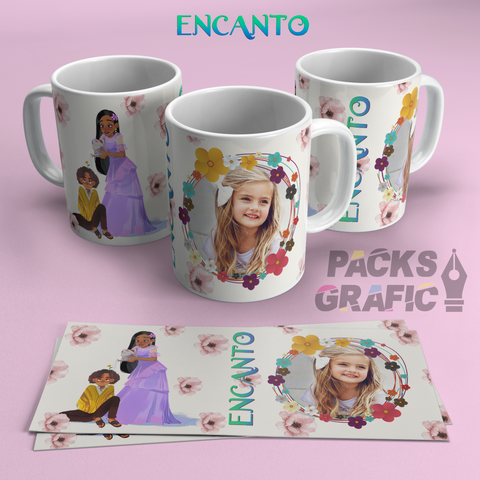 TAZZA ENCANTO PERSONALIZZATA CON FOTO E NOME MOD. 21