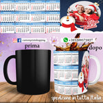 TAZZA CALENDARIO 2025 PERSONALIZZATA CON FOTO MOD.02