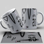 TAZZA BASKET NBA PERSONALIZZATA MOD.39