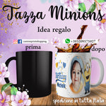 TAZZA MINIONS 04 PERSONALIZZATA CON LA TUA FOTO E NOME