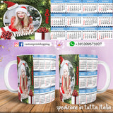 TAZZA CALENDARIO 2025 PERSONALIZZATA CON FOTO MOD.06