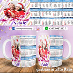 TAZZA CALENDARIO 2025 PERSONALIZZATA CON FOTO MOD.08