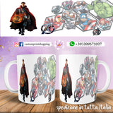 TAZZA MARVEL  PERSONALIZZABILE CON IL TUO NOME MOD.10