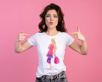 T-SHIRT BARBIE PERSONALIZZABILE CON NOME MOD.10