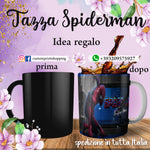 TAZZA SPIDERMAN PERSONALIZZABILE CON NOME MOD.10