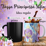 TAZZA PRINCIPESSA SOFIA PERSONALIZZABILE CON NOME MOD.10