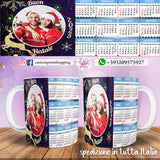 TAZZA CALENDARIO 2025 PERSONALIZZATA CON FOTO MOD.10