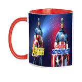 TAZZA CAPITAN AMERICA PERSONALIZZABILE MOD.10