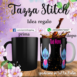 TAZZA STITCH IN LOVE PERSONALIZZATA CON NOME MOD.10