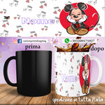 TAZZA MICKEY MINNIE PERSONALIZZATA CON NOME MOD.11