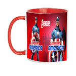 TAZZA CAPITAN AMERICA PERSONALIZZABILE MOD.11