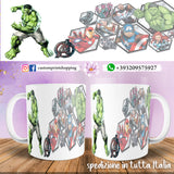 TAZZA MARVEL  PERSONALIZZABILE CON IL TUO NOME MOD.11