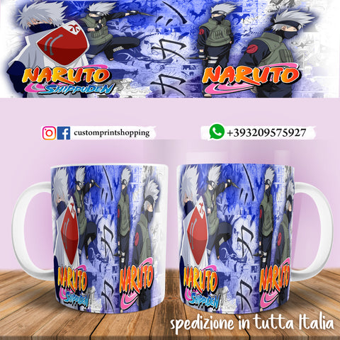 TAZZA NARUTO SHIPPUDEN PERSONALIZZABILE CON IL TUO NOME MOD.11