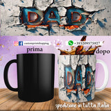 TAZZD DAD PERSONALIZZATA  IN 3D MOD.11