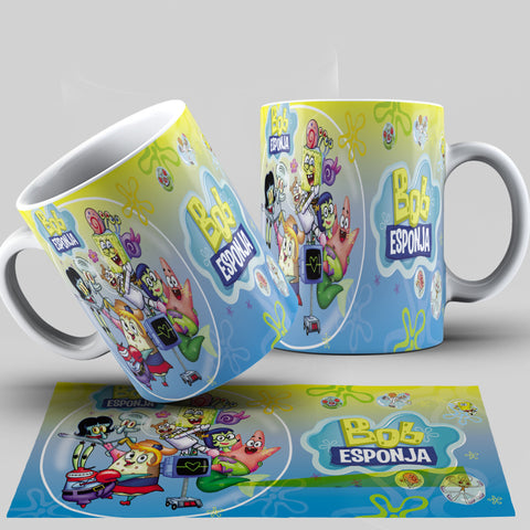 TAZZA BOB ESPONJA PERSONALIZZABILE MOD.12
