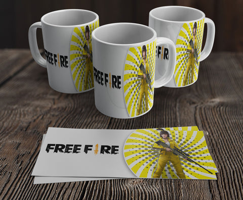 TAZZA FREE FIRE PERSONALIZZABILE CON NOME MOD.12