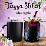 TAZZA STITCH IN LOVE PERSONALIZZATA CON NOME MOD.12