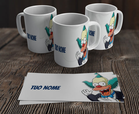 TAZZA SIMPSON PERSONALIZZABILE CON NOME MOD.12