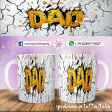 TAZZD DAD PERSONALIZZATA  IN 3D MOD.12