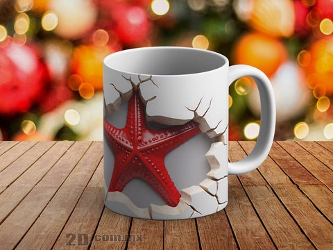 TAZZA NATALE 3D PERSONALIZZABILE CON NOME MOD.13