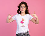 T-SHIRT BARBIE PERSONALIZZABILE CON NOME MOD.13