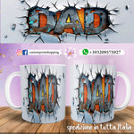 TAZZD DAD PERSONALIZZATA  IN 3D MOD.13