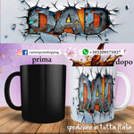 TAZZD DAD PERSONALIZZATA  IN 3D MOD.13