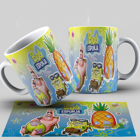 TAZZA BOB ESPONJA PERSONALIZZABILE MOD.13