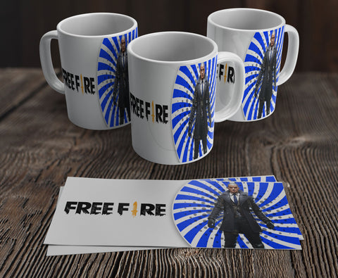 TAZZA FREE FIRE PERSONALIZZABILE CON NOME MOD.14