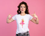 T-SHIRT BARBIE PERSONALIZZABILE CON NOME MOD.14