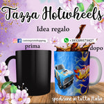TAZZA HOTWHEELS PERSONALIZZABILE CON NOME MOD. 14