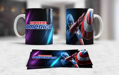 TAZZA CAPITAN AMERICA PERSONALIZZABILE MOD.14