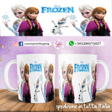 TAZZA FROZEN PERSONALIZZABILE CON  NOME MOD.15