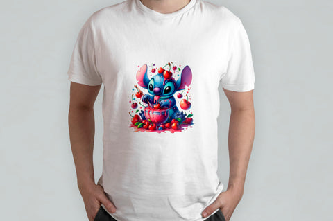 T-SHIRT  STITCH PERSONALIZZABILE CON NOME MOD.15