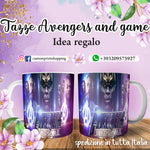 TAZZA AVENGERS END GAME PERSONALIZZABILE MOD.16