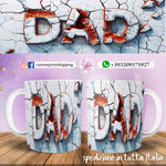 TAZZD DAD PERSONALIZZATA  IN 3D MOD.16