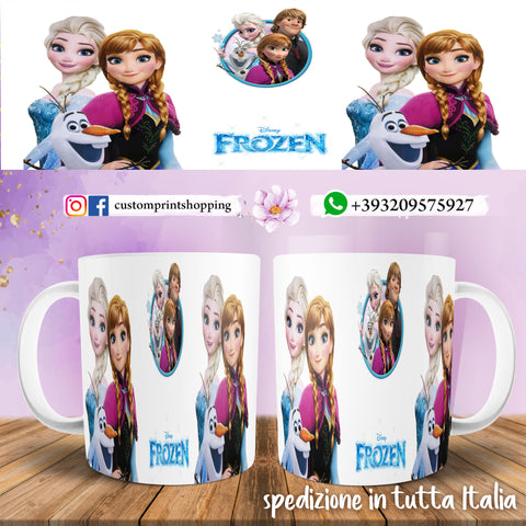 TAZZA FROZEN PERSONALIZZABILE CON  NOME MOD.16