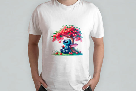 T-SHIRT  STITCH PERSONALIZZABILE CON NOME MOD.16