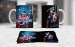 TAZZA CAPITAN AMERICA PERSONALIZZABILE MOD.16