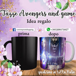 TAZZA AVENGERS END GAME PERSONALIZZABILE MOD.16