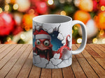 TAZZA NATALE 3D PERSONALIZZABILE CON NOME MOD.17