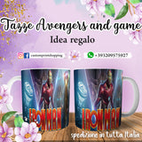 TAZZA AVENGERS END GAME PERSONALIZZABILE MOD.17