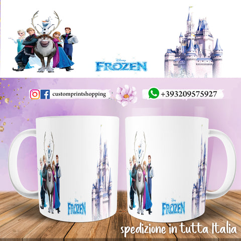 TAZZA FROZEN PERSONALIZZABILE CON  NOME MOD.17