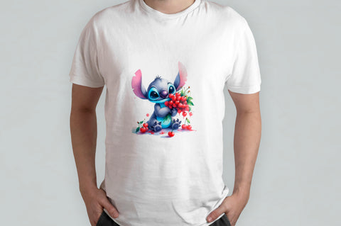 T-SHIRT  STITCH PERSONALIZZABILE CON NOME MOD.17